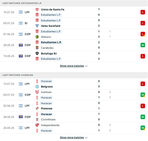 PD Estudiantes vs Huracan
