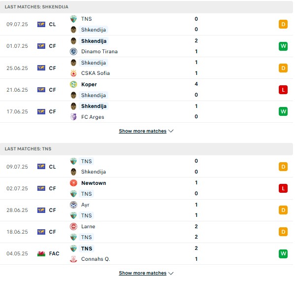 PD Shkendija vs The New Saints